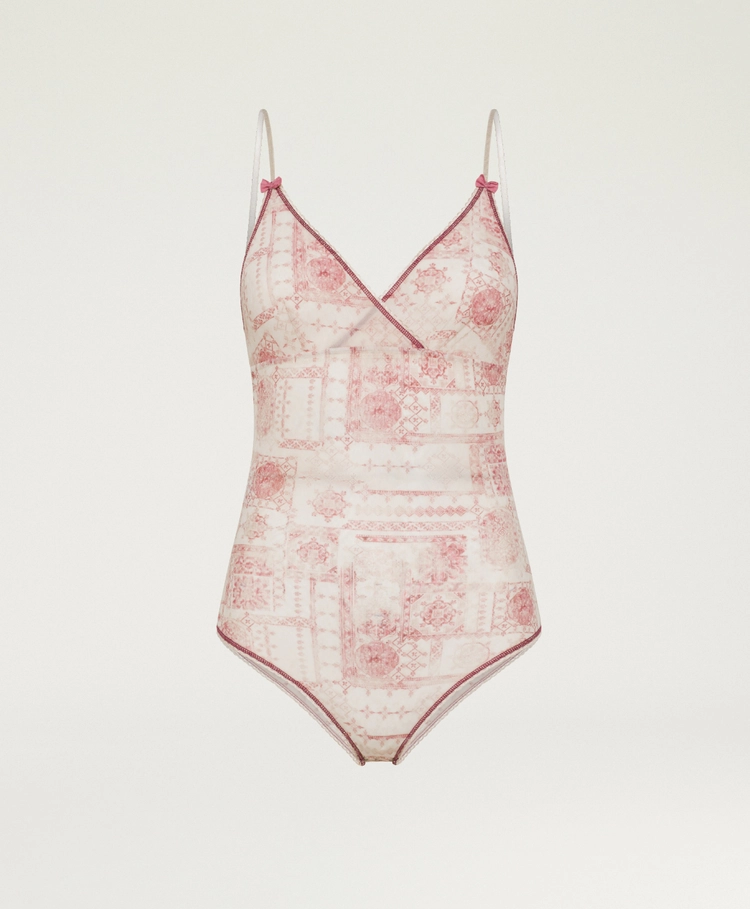 MOMONI Body Tore Cerise Griotte Rosée Taille M