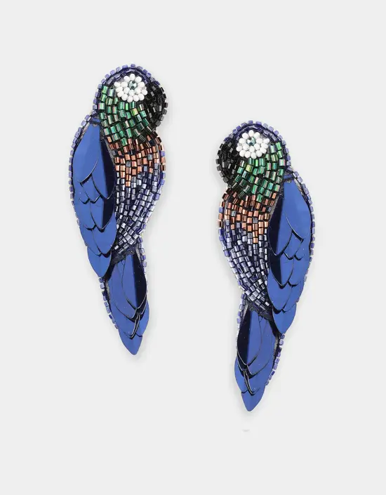 [Bijoux] OLIVIA DAR - Ara Boucles d'Oreilles Navy