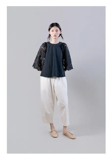 PSOPHIA Pantalon Off White 219TRS2672