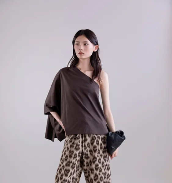 PSOPHIA Blouse Chocolat (S)