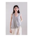 POPSHIA Top Grey 504TSH2790