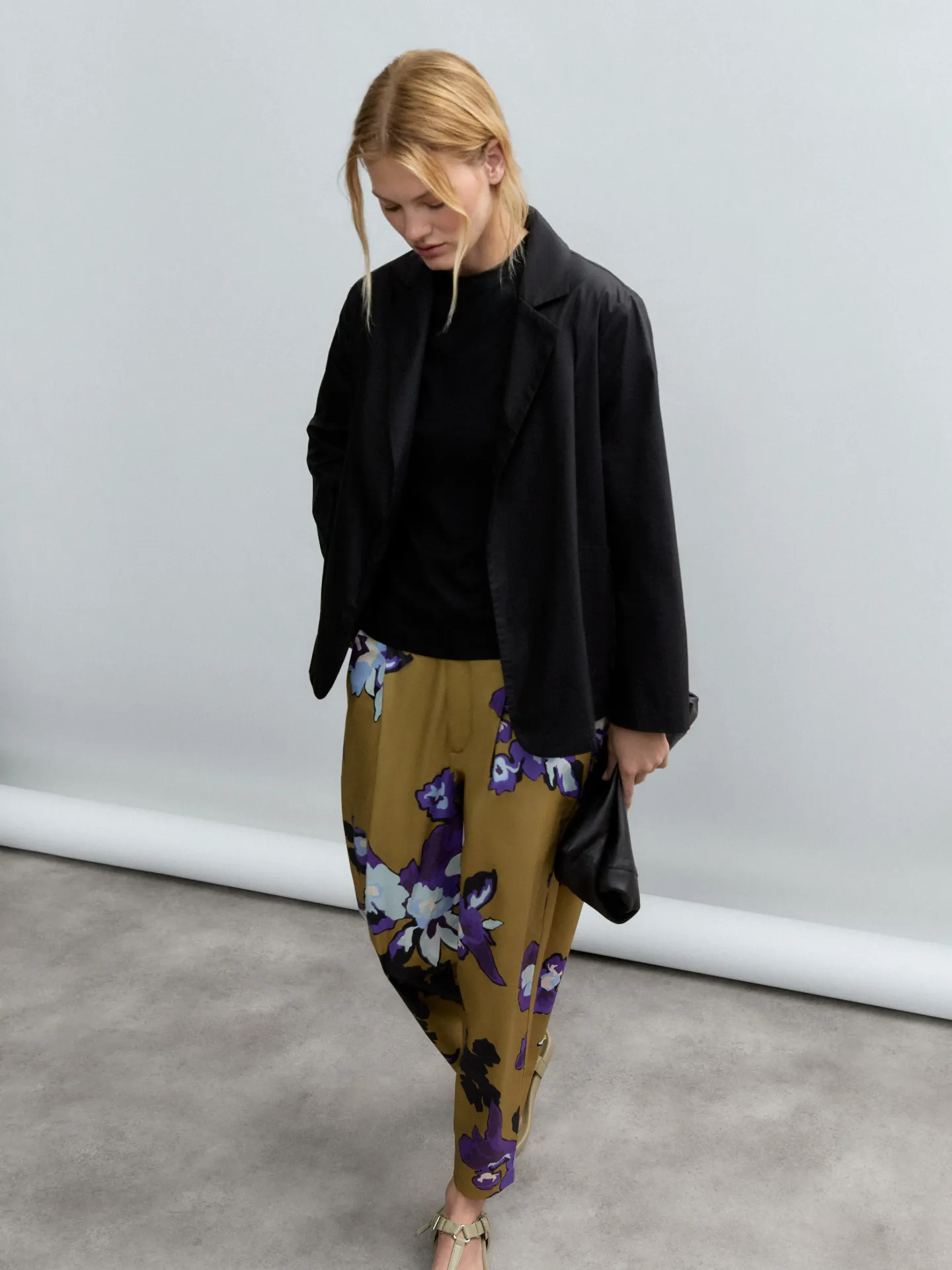 PSOPHIA Pantalon Imprimé Kaki 246TRS2773