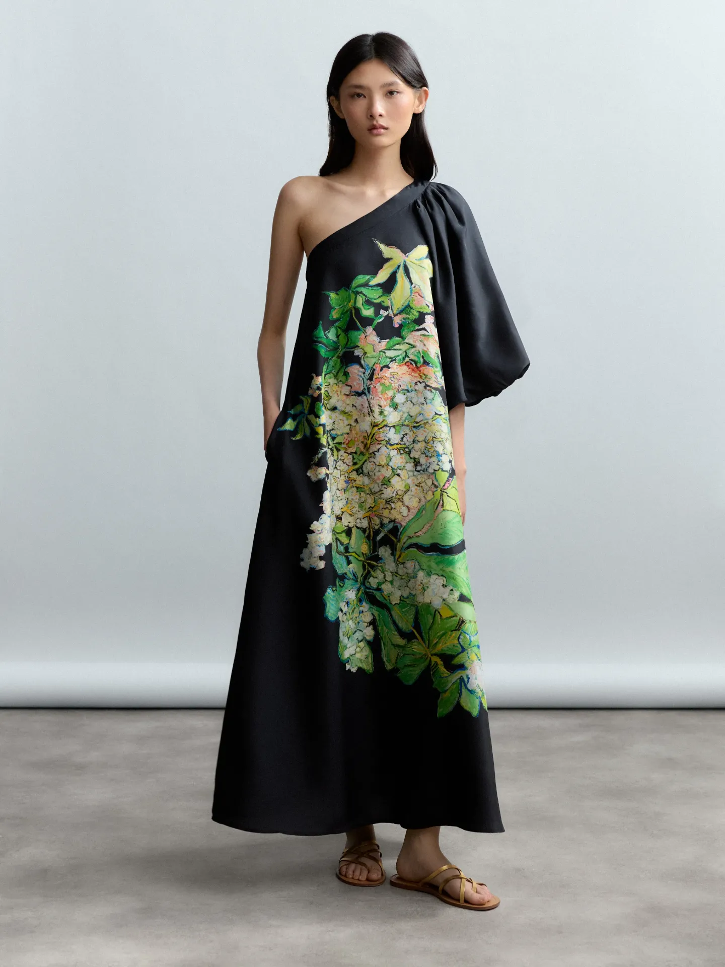 [SP26] PSOPHIA Robe Jardin en Soie 224DRS2695