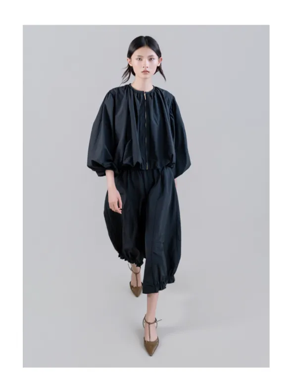 PSOPHIA Pantalon Fluide Noir 212SKP2643