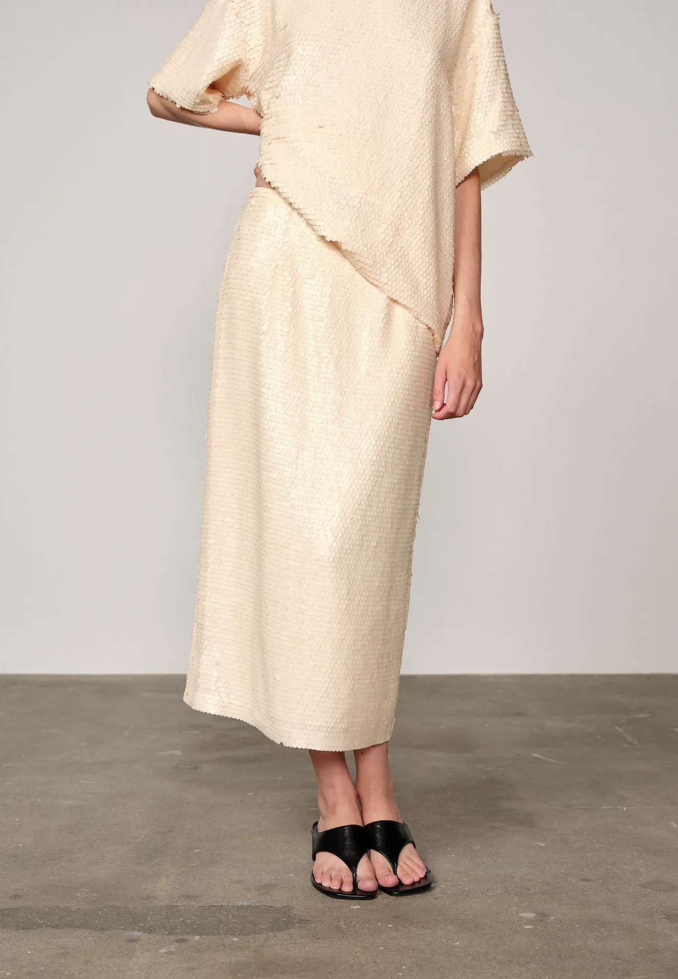 HERSKIND Jupe Anda Crème