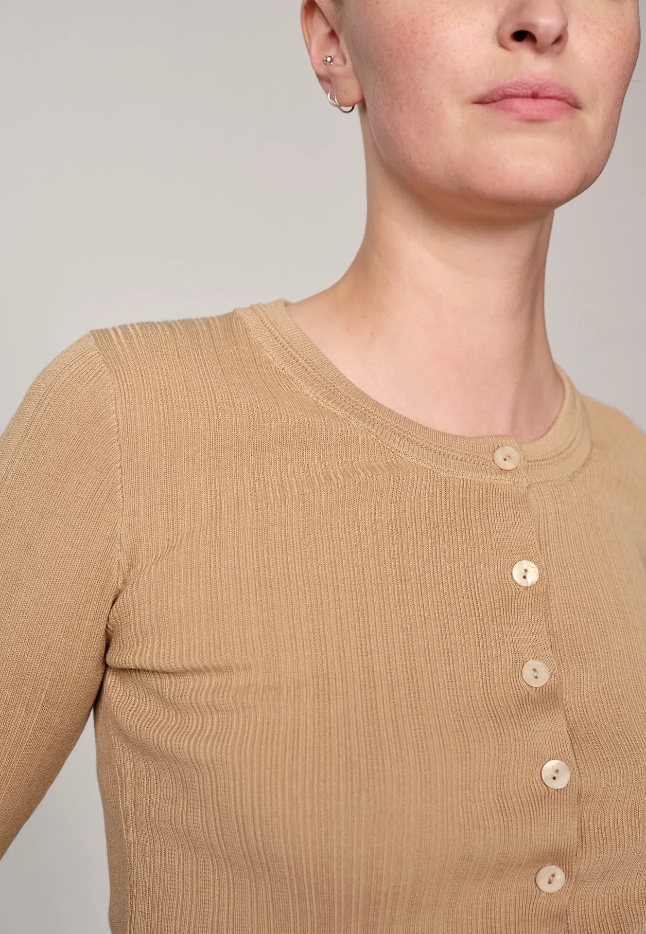 HERSKIND Blouse Maille Brooks Sable (S)
