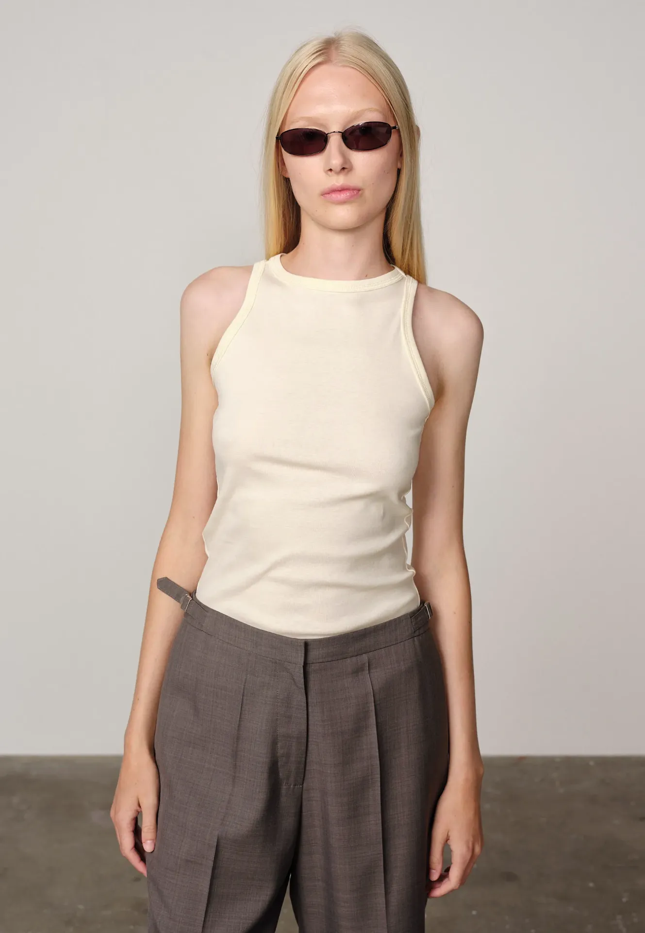 HERSKIND Top Sabina Crème Taille XL