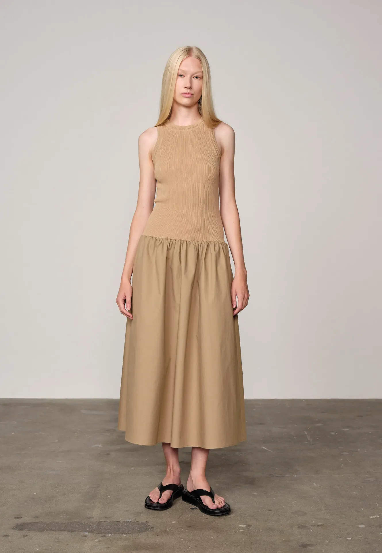 HERSKIND Robe en Maille Watson Sable