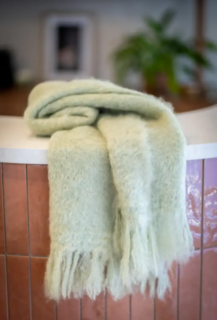 LULAH Echarpe Mohair Fluffy Tassels Limpopo