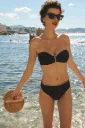 Lingerie LA NOUVELLE Bandeau Bikini Oliver Black Beach