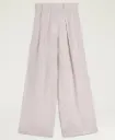 MOMONI Pantalon Aspen en Lin Beige Latte T38