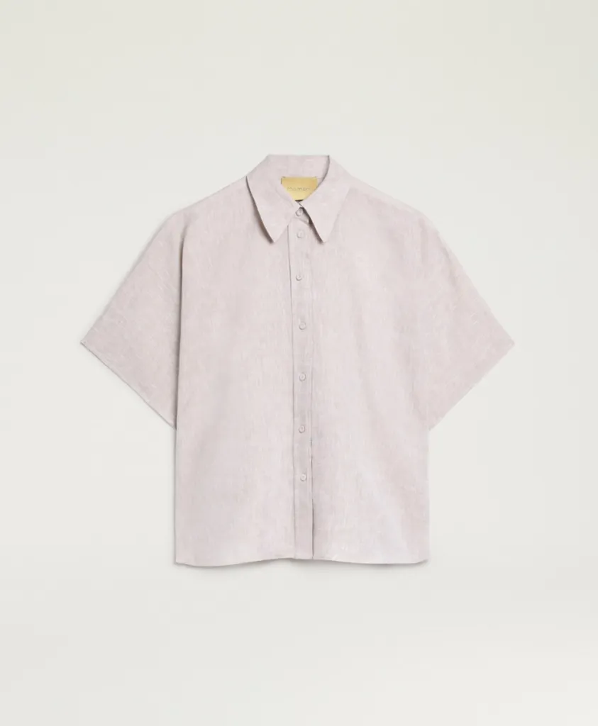 MOMONI Chemise Brooklyn en lin Latte