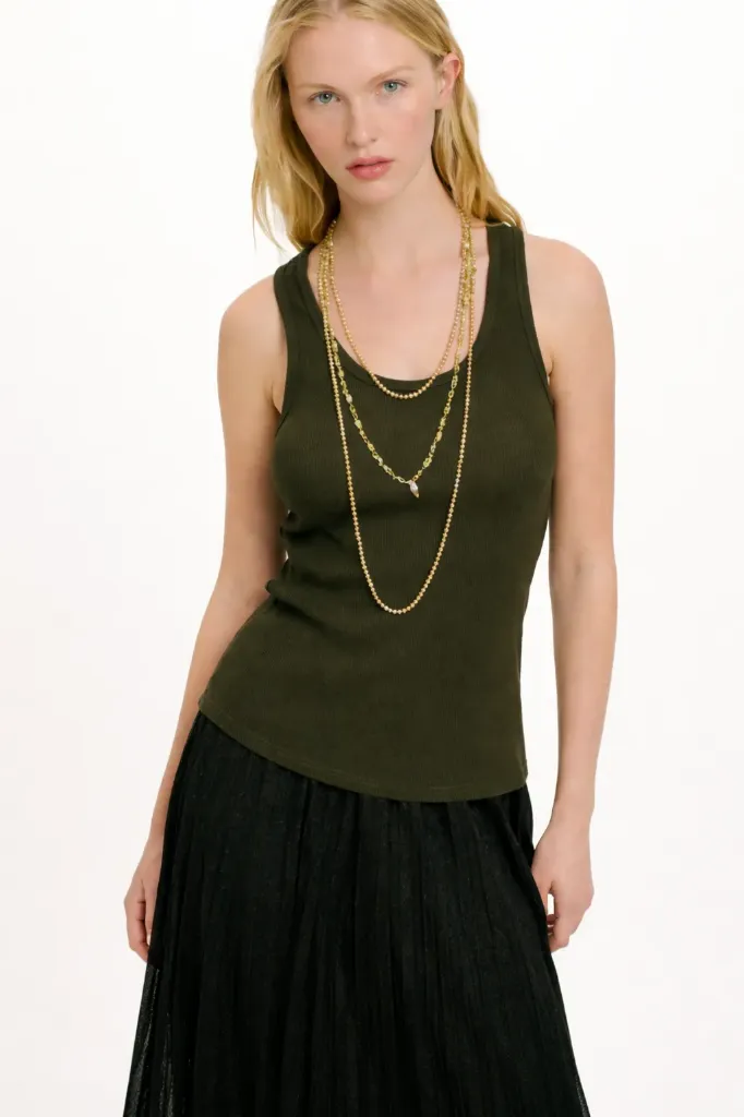MOMONI Top Kewa Vert Militaire (XS)