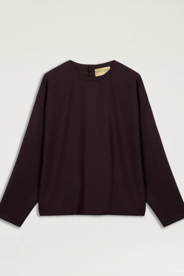 MOMONI Blouse Stilla Cioccolata