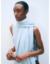 WHITE+WARREN Echarpe Cachemire Travel Wrap Pale Mist