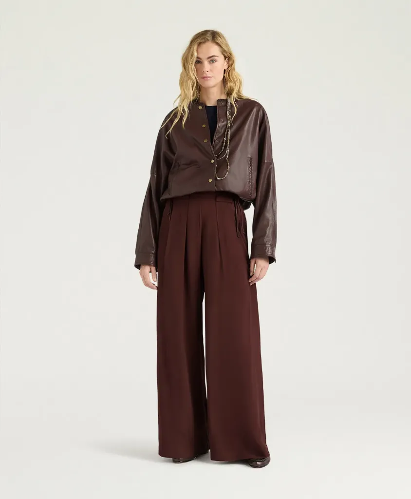 MOMONI Pantalon Aspen Chocolat Acajou