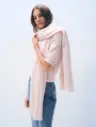 WHITE+WARREN Echarpe Cachemire Travel Wrap Pink Sand