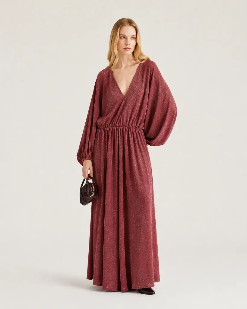 MOMONI Robe Geisli Brique (36)