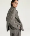 MOMONI Blazer Déstructuré Candy Panna Nero