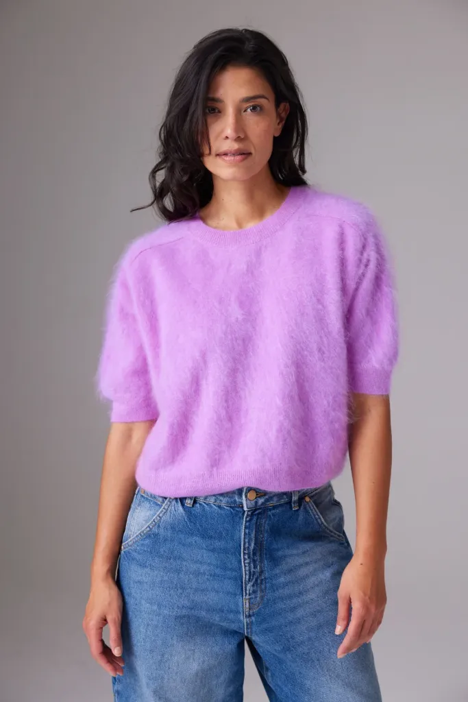 COLORUSH Pull Brushed Belli Tee Misty Purple