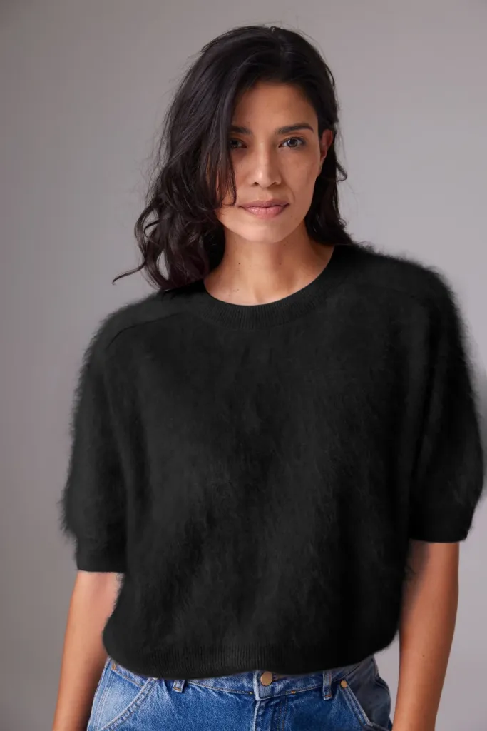 COLORUSH Pull Brushed Belli Tee Asphalt