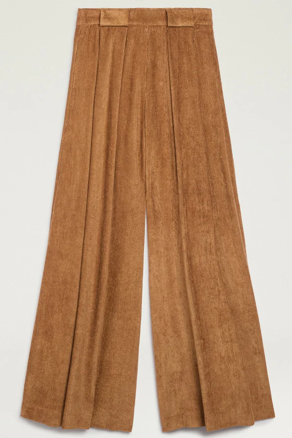 MOMONI Pantalon Aspen en Velours Cammello