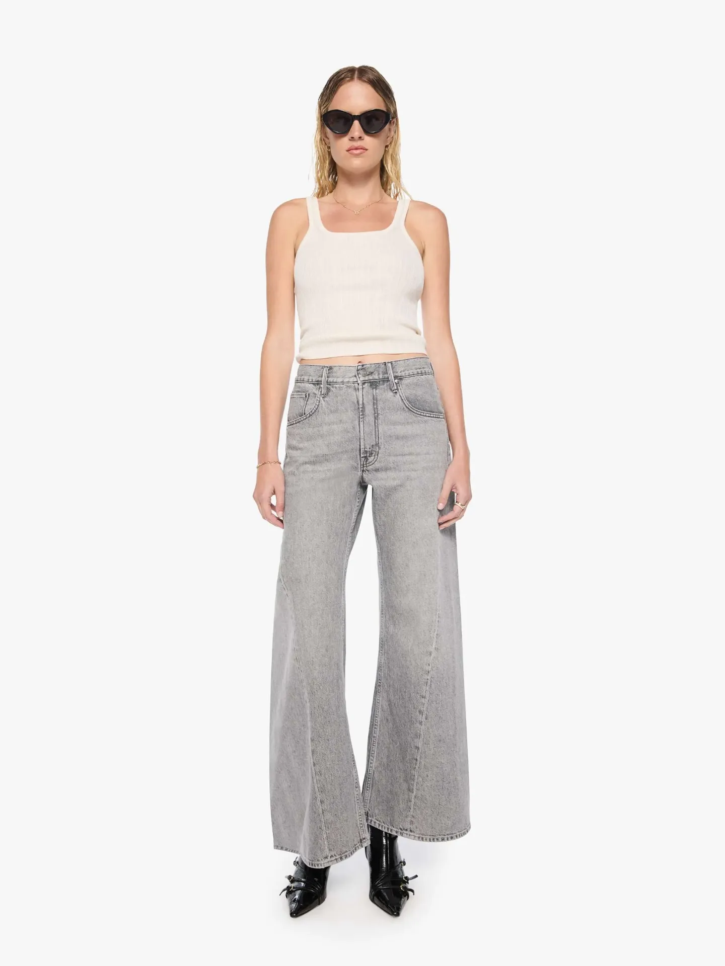MOTHER DENIM The Lemon Twist Sneak (Snacks) Rocky Road