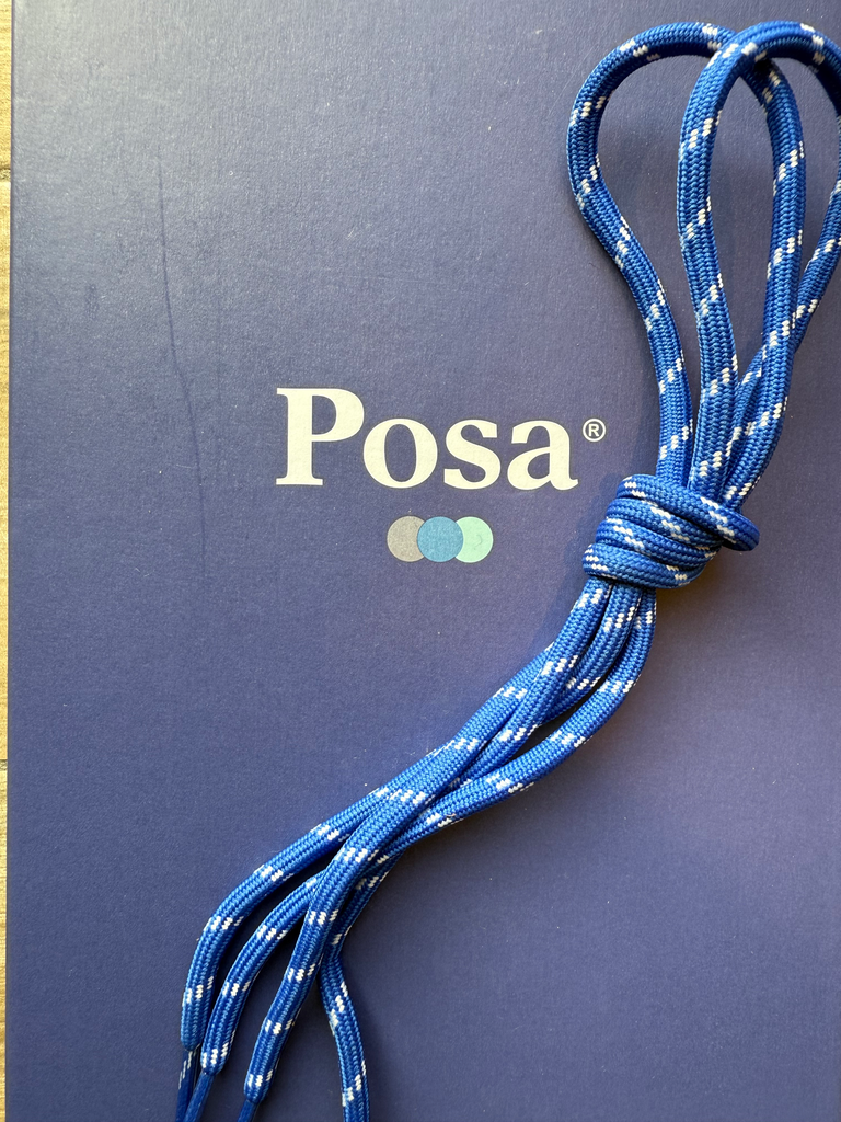 POSA Lacets Cobalt/White