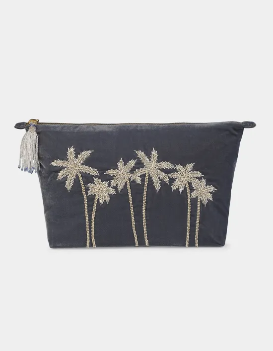 OLIVIA DAR Trousse Palm Blue Taille L