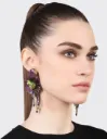 OLIVIA DAR Boucles d'Oreilles Perroquet Plum