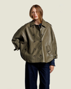ALTER EGO Blouson BIBI en Cuir Olive