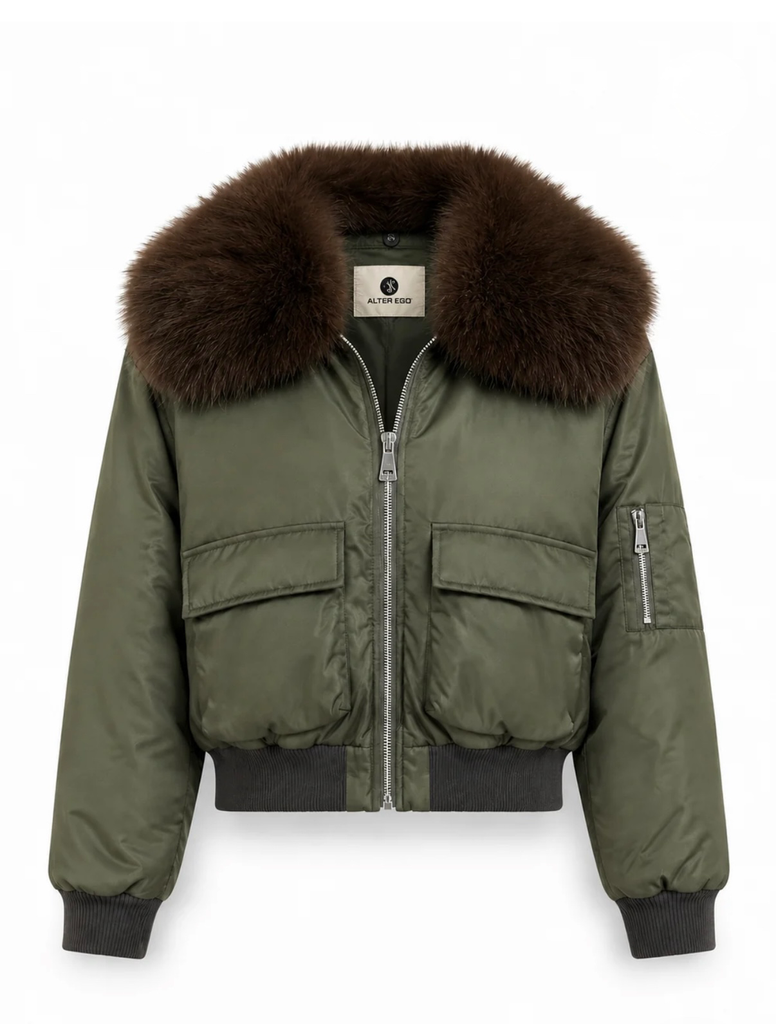 ALTER EGO Blouson BomberJulia Col Aviateur