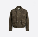 ALTER EGO Blouson Holly Kaki en Suède