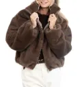 ALTER EGO Blouson Pearl Fausse Fourrure Réversible