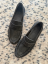POSA AW 26 Mocassin Penny Loafer Wrinkle Suede Dark Brown