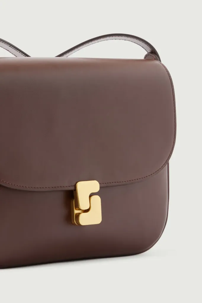 SOEUR - Bellissima Maxi Sac en Cuir Box Moka