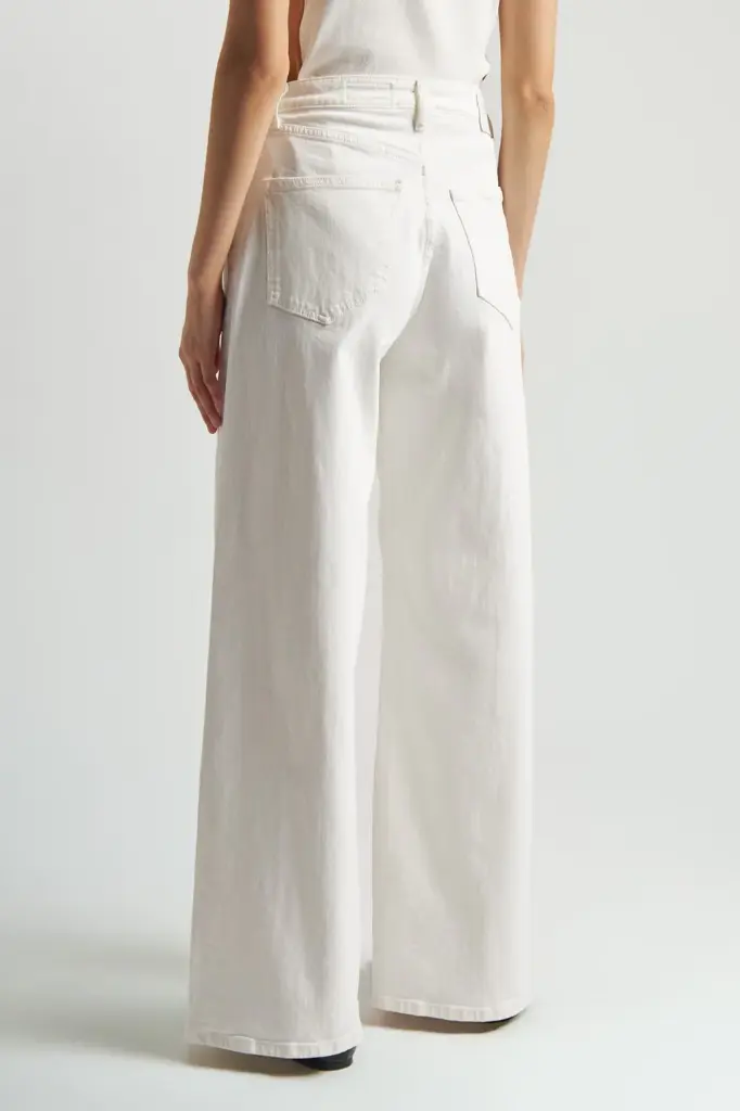 AG JEANS - Helsinki Palazzo Vintage White 