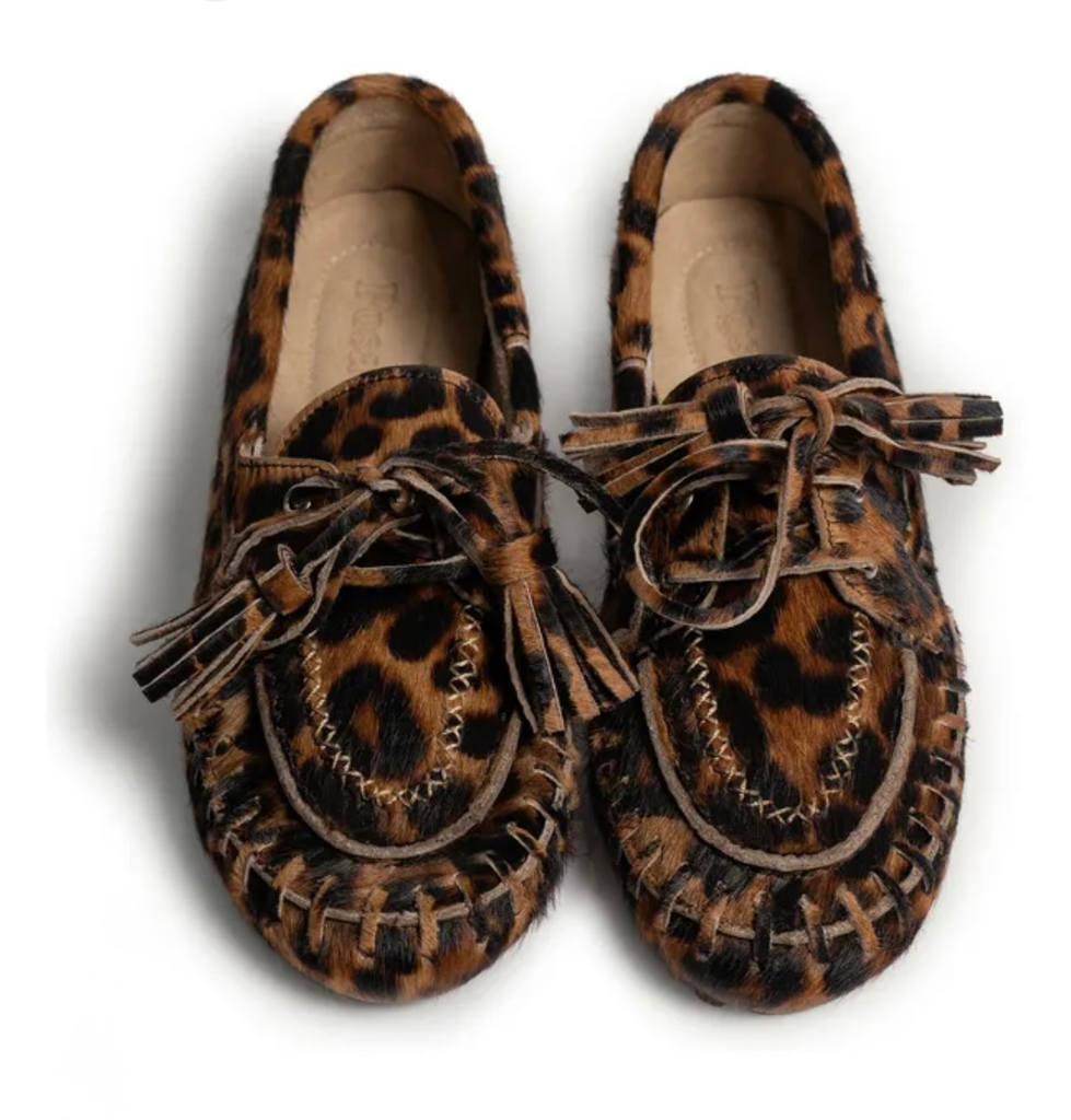 POSA Mocassins Boat Loafer Léopard (38)