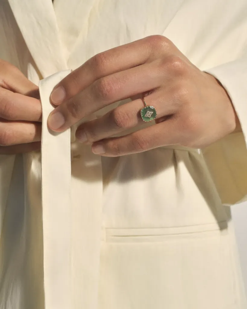 PASCALE MONVOISIN Bague PIERROT Aventurine