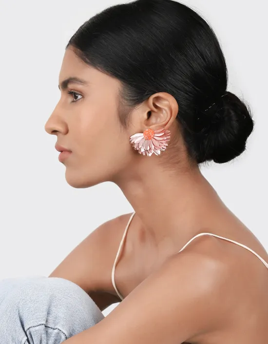 OLIVIA DAR Boucles d'Oreilles Marigold Orange