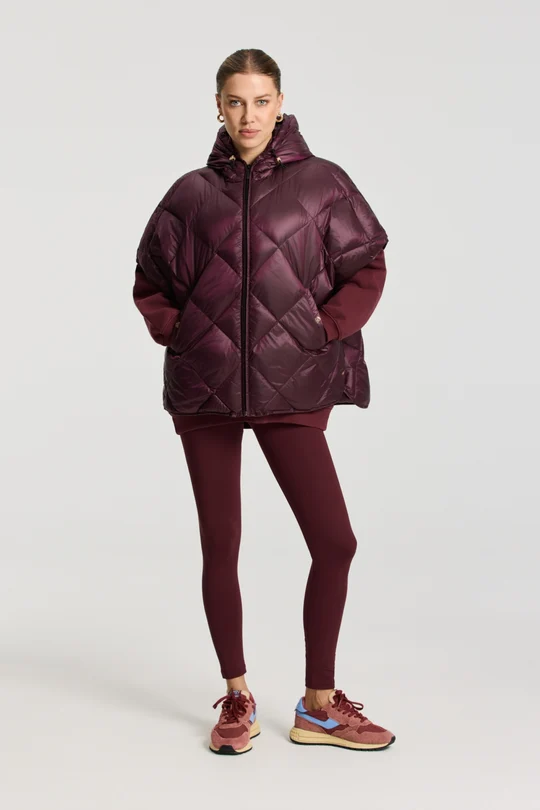 DEBLON - Blouson Cape Bowie Bordeaux