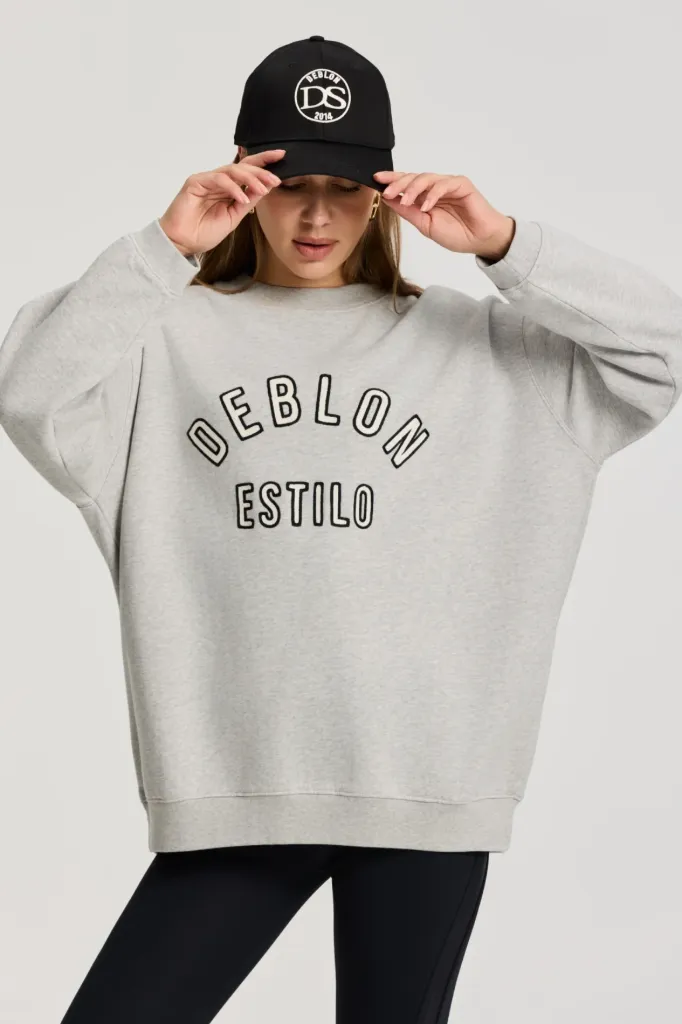 DEBLON - Sweat Peyton Gris Chiné