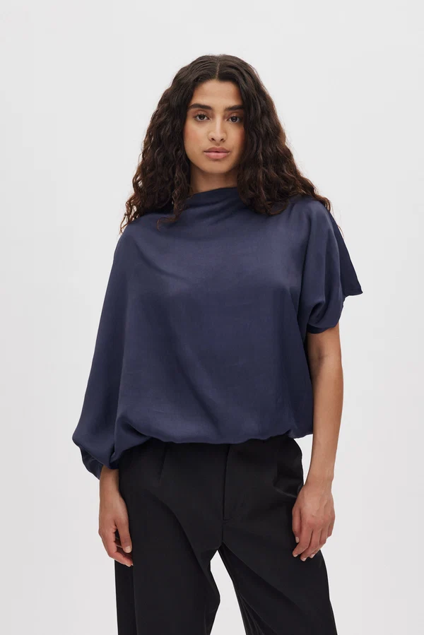 RABENS SALONER - Blouse Mist Navy
