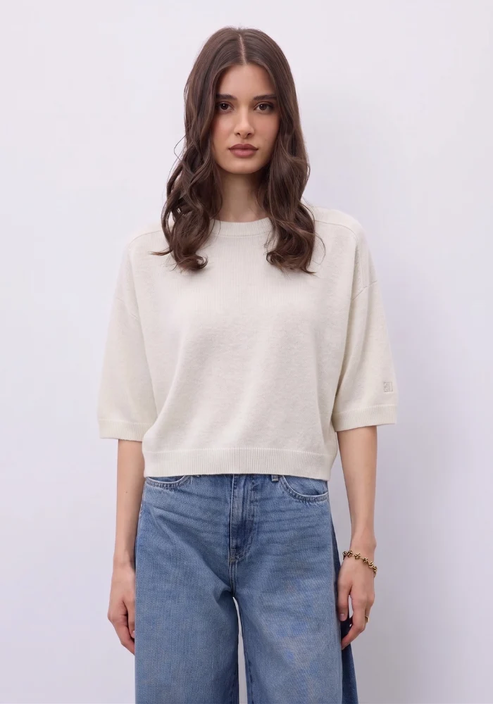 NOTSHY Pull Lilou en Cachemire Ecru (S)