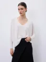 NOTSHY Pull Poncho Cachemire Faustine Ecru