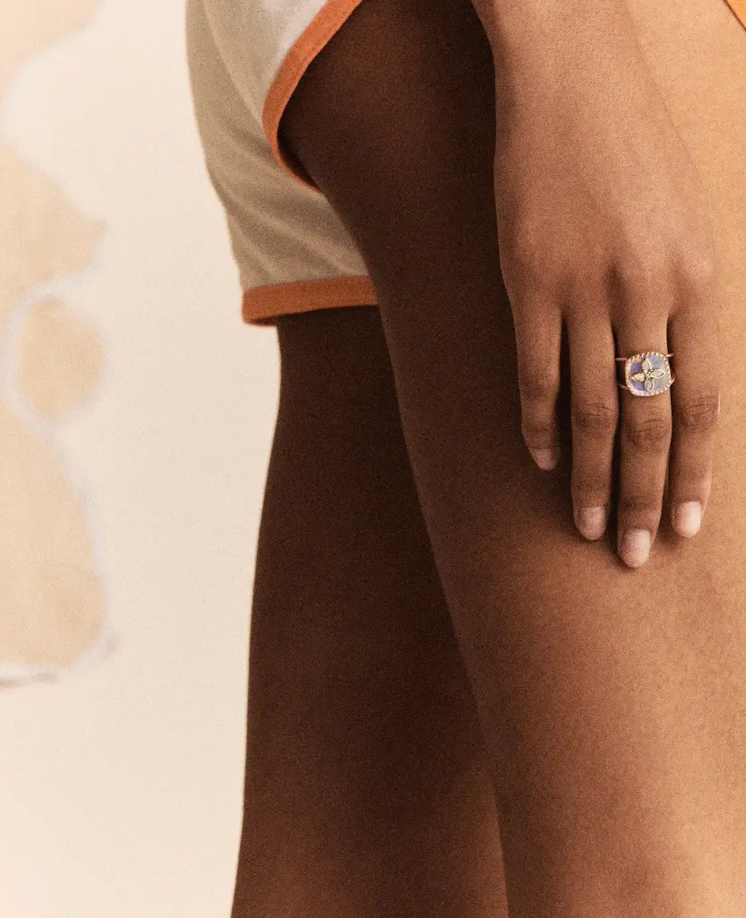 [Bijoux] PASCALE MONVOISIN Bague Bowie N°2 Moonstone (52)