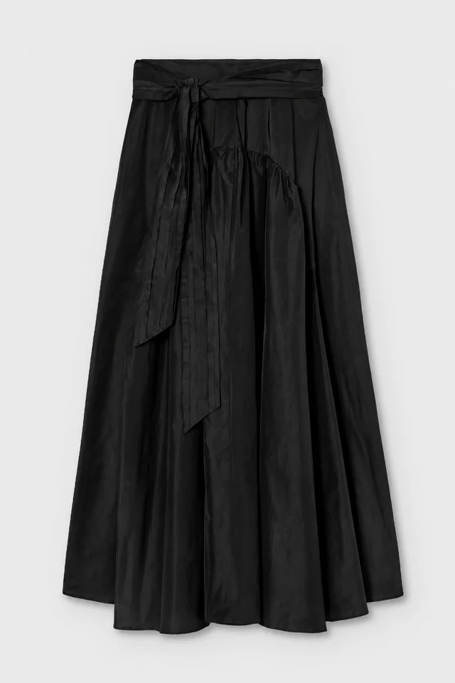 PSOPHIA Jupe Taffetas Noir (40)