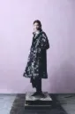 PSOPHIA Parka Trench-Coat Long déperlant à motif "Dent-de-Lion"