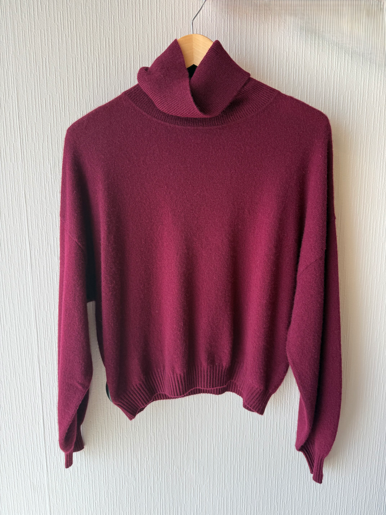 COLORUSH Pull Col Montant SUNDANCE BURGUNDY