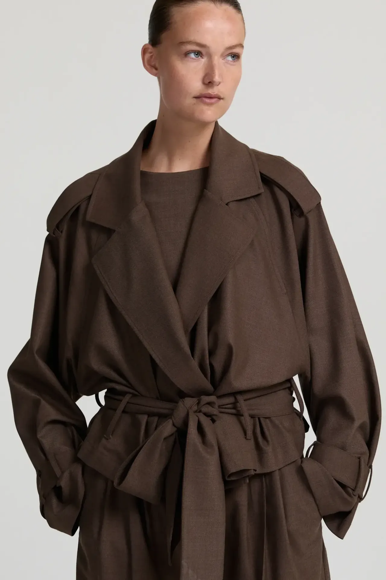 LIVTHELABEL Veste Blazer Simone Brun Chiné